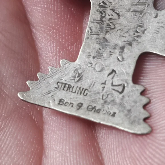 Sterling Silver Cactus Pierced Earrings - Picture 5 of 11